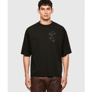Diesel - Boxy T-shirt with Villian Print